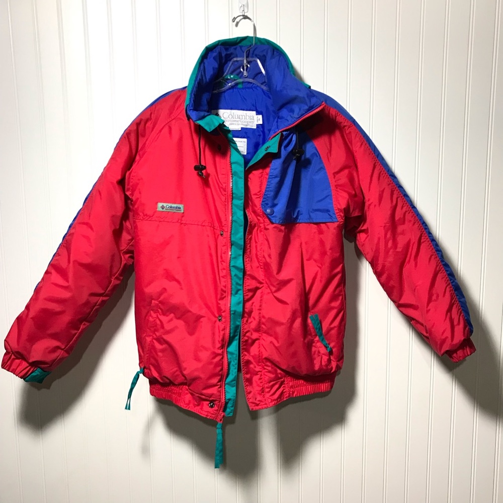 Vintage Columbia Jacket Criterion Color Block Y XL